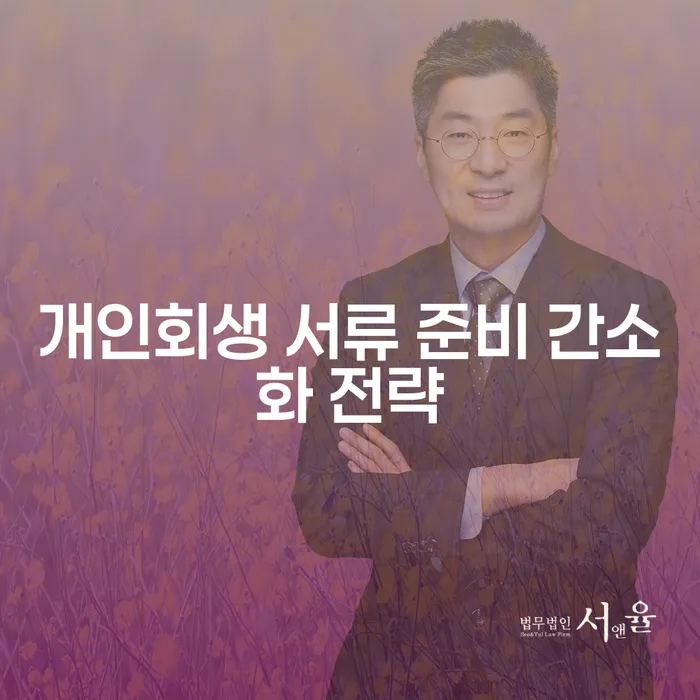 개인회생 서류 준비 간소화 전략: 어떻게 더 쉽게 준비할 수 있을까요?