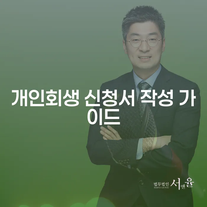 개인회생 신청서 작성 가이드를 통해 부채 문제를 해결할 수 있을까요?